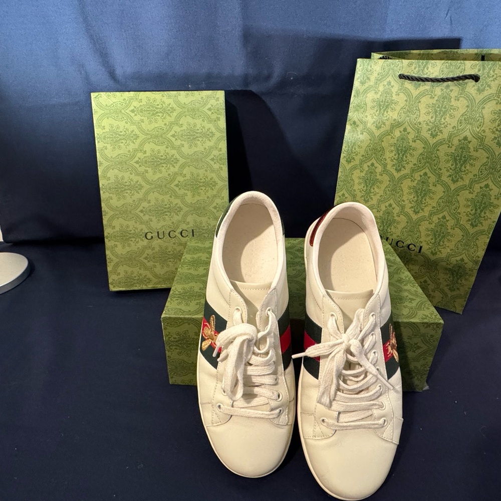Red & Green Tennis Shoes **NOT AUTHENTIC**